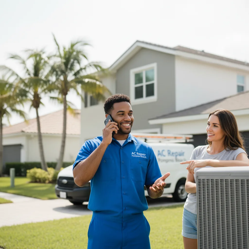 AC Repair Pompano Beach customer support in Sharon Hill